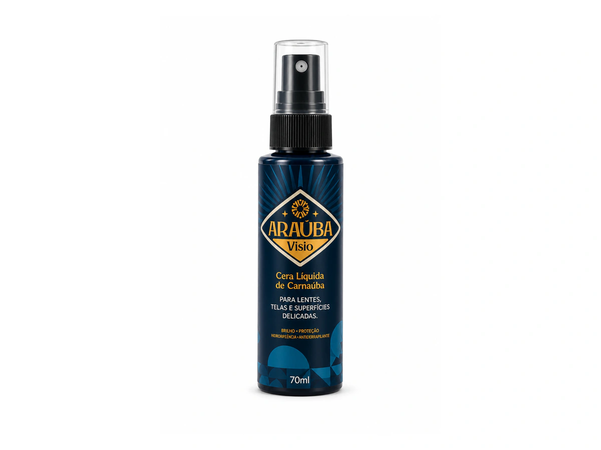 Packshot inteiro do Araúba Visio 70 ml em fundo branco